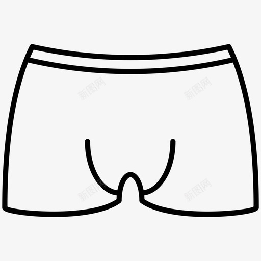 内裤内衣衣服图标svg_新图网 https://ixintu.com 内衣 内裤 衣服