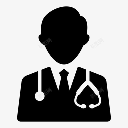医生健康医院图标svg_新图网 https://ixintu.com 健康 医学 医生 医院
