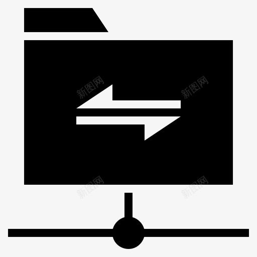 网络共享数据传输文件夹共享图标svg_新图网 https://ixintu.com 在线共享 在线存档 数据传输 文件夹共享 网络共享