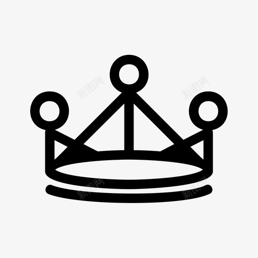 皇冠国王陛下图标svg_新图网 https://ixintu.com 公主 国王 王后 皇冠 陛下