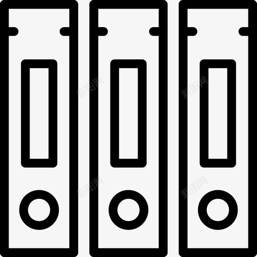 活页夹档案办公室图标svg_新图网 https://ixintu.com 办公室 学校工具 工具 档案 活页夹