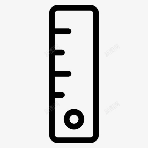尺子健身器卷尺图标svg_新图网 https://ixintu.com 健身器 卷尺 尺子 工具