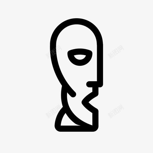 雕像脸头图标svg_新图网 https://ixintu.com 1em粗体 头 粉红弗洛伊德 脸 雕像