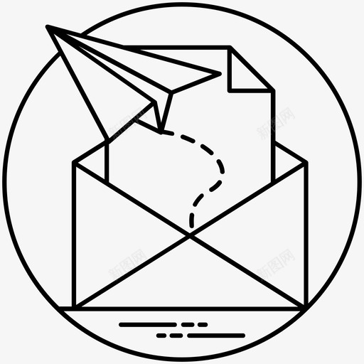 国际邮件电子邮件usps图标svg_新图网 https://ixintu.com usps 业务线图标 国际邮件 电子邮件