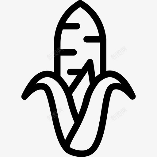 玉米农业图标svg_新图网 https://ixintu.com 农业 玉米