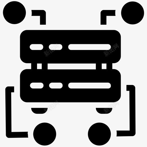 服务器网络数据中心数据库服务器图标svg_新图网 https://ixintu.com web托管 托管中心 数据中心 数据库服务器 数据管理字形图标 服务器网络