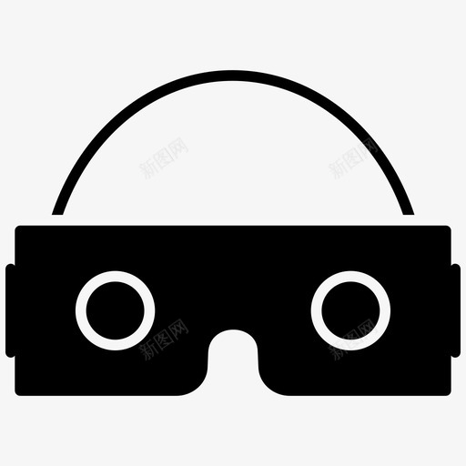 vr眼镜3d眼镜虚拟眼镜图标svg_新图网 https://ixintu.com 3d眼镜 vr眼镜 虚拟现实字形图标 虚拟现实耳机 虚拟眼镜