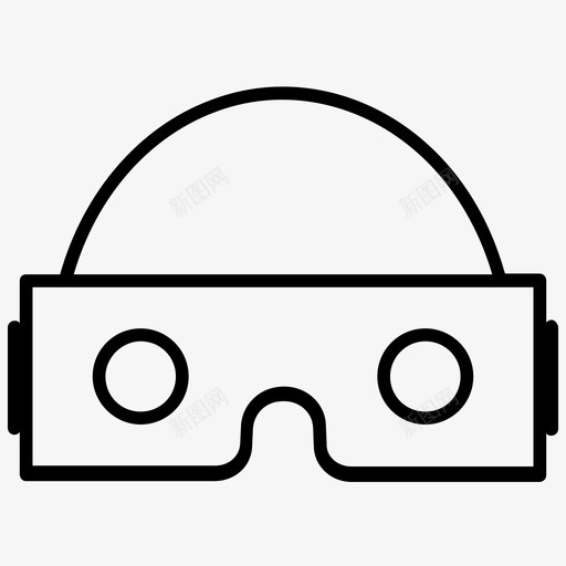 vr眼镜3d眼镜虚拟眼镜图标svg_新图网 https://ixintu.com 3d眼镜 vr眼镜 虚拟现实线图标 虚拟现实耳机 虚拟眼镜
