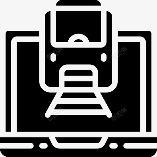 在线火车订票旅程笔记本电脑图标svg_新图网 https://ixintu.com 在线火车订票 旅游 旅程 旅行2固体 笔记本电脑