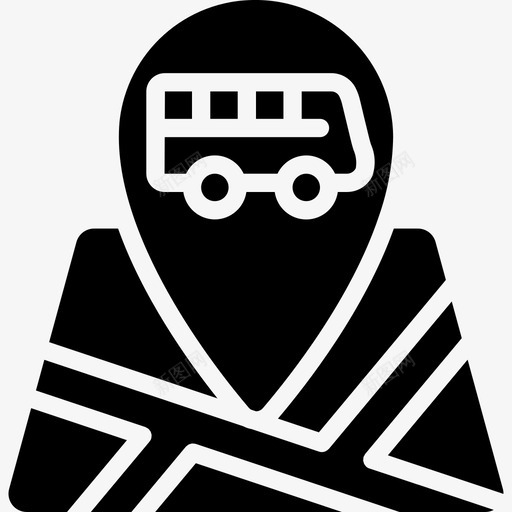 巴士路线旅程游客图标svg_新图网 https://ixintu.com 巴士路线 旅程 旅行 旅行2实线 游客
