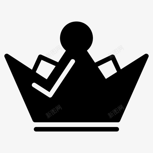 皇冠国王陛下图标svg_新图网 https://ixintu.com 公主 国王 王后 皇冠 陛下