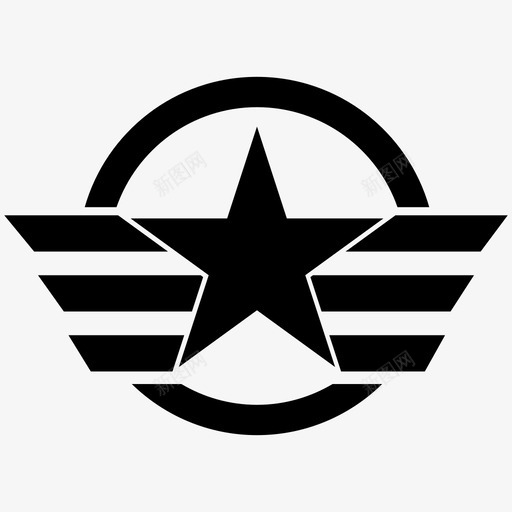 军事成就奖励图标svg_新图网 https://ixintu.com 军事 奖励 奖章 成就 法律公正