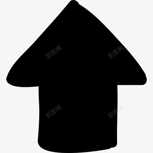上箭头箭头手工制作业务图标svg_新图网 https://ixintu.com 上箭头 手工制作业务 箭头