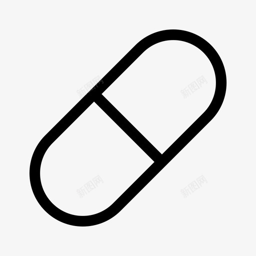 药品胶囊药房图标svg_新图网 https://ixintu.com 十一月图标线 片剂 胶囊 药丸 药品 药房
