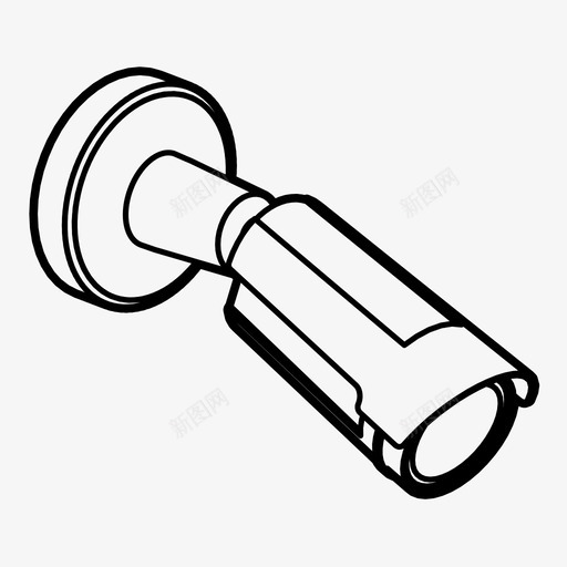 保安摄像机闭路电视控制图标svg_新图网 https://ixintu.com 保安摄像机 保安系统 保护 控制 闭路电视