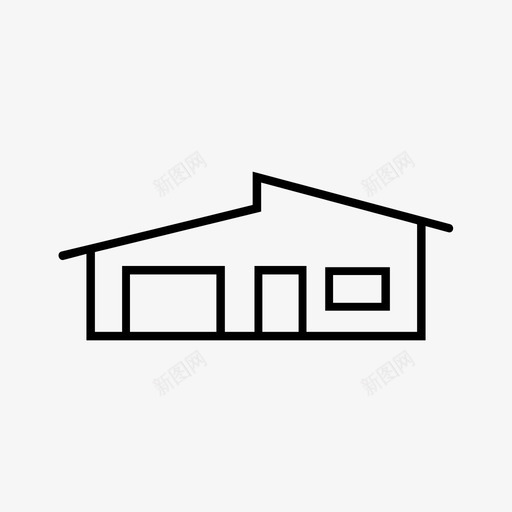 建筑物地址公寓图标svg_新图网 https://ixintu.com 公寓 办公室 地址 建筑物
