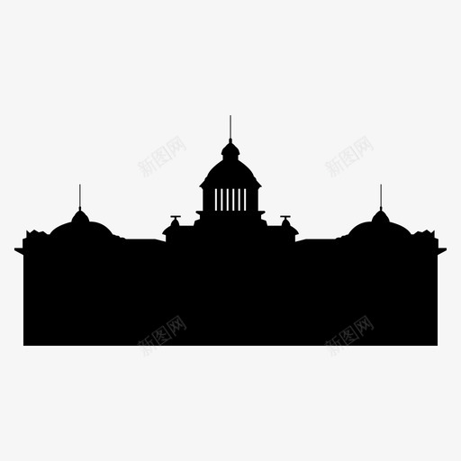 查克里玛哈普拉萨王宫曼谷地标图标svg_新图网 https://ixintu.com 地标 旅游 曼谷 曼谷地标 查克里玛哈普拉萨王宫 泰国