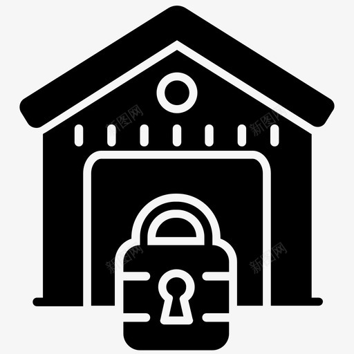 仓库安全物流管理保险箱图标svg_新图网 https://ixintu.com 仓库保险 仓库安全 保险箱 安全 物流管理 物流配送图标