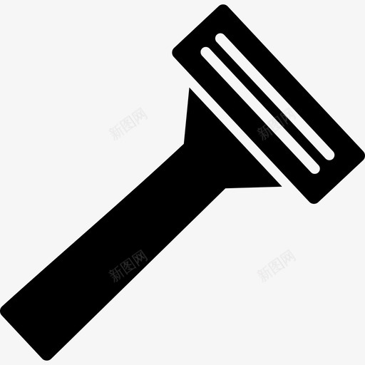 剃须刀刀片安全剃须刀图标svg_新图网 https://ixintu.com 刀片 剃须刀 化妆品 安全剃须刀
