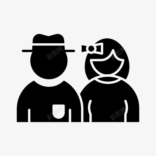 夫妇家人客人图标svg_新图网 https://ixintu.com 夫妇 客人 家人 蜜月 访客 酒店