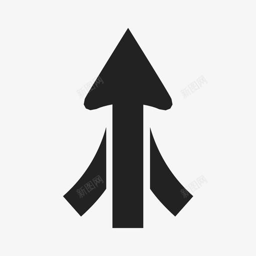 箭头直接方向北图标svg_新图网 https://ixintu.com 北 指针 方向 箭头直接