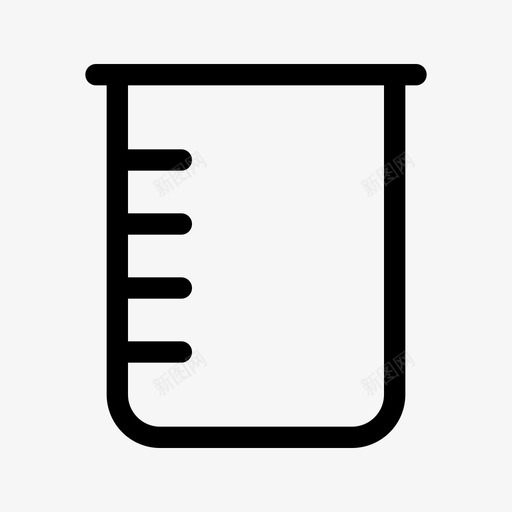 烧杯化学玻璃图标svg_新图网 https://ixintu.com 化学 十一月图标线 实验室 烧杯 玻璃 研究