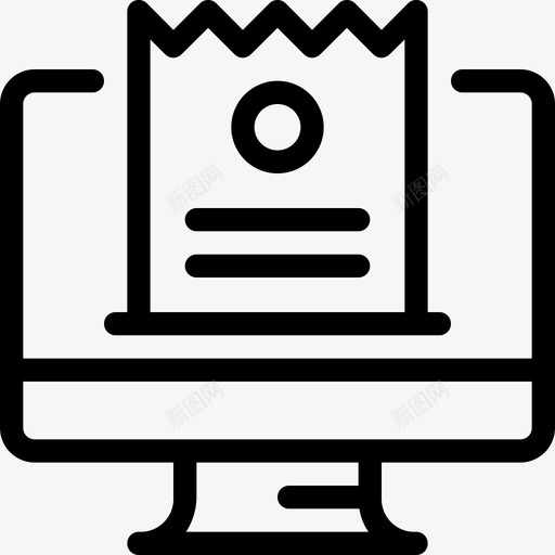 票据银行商业图标svg_新图网 https://ixintu.com 商业 票据 网上支付 银行
