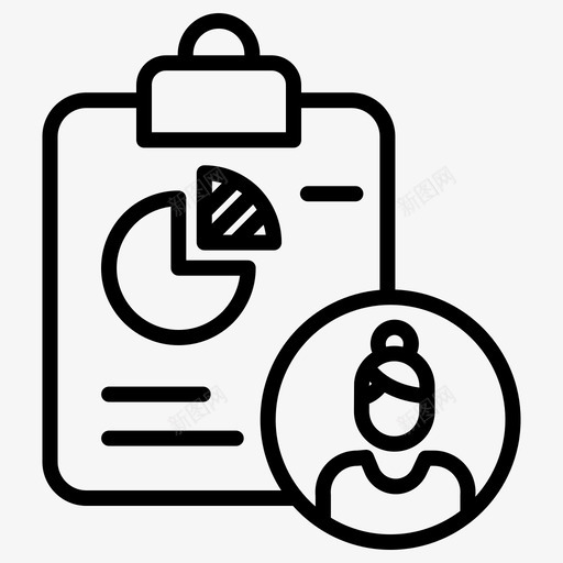 业务任务剪贴板完成图标svg_新图网 https://ixintu.com 业务任务 剪贴板 完成 工作 管理