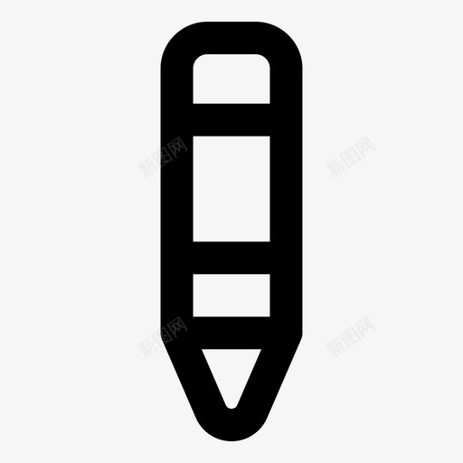 铅笔小孩图标svg_新图网 https://ixintu.com 小孩 铅笔