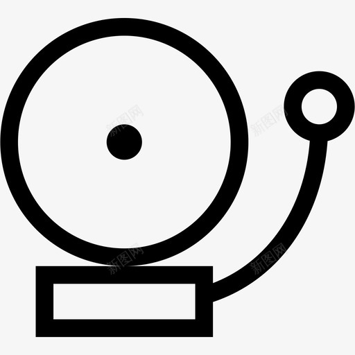 勺子铃闹钟铃声图标svg_新图网 https://ixintu.com 勺子铃 学校 迷你们 铃声 闹钟