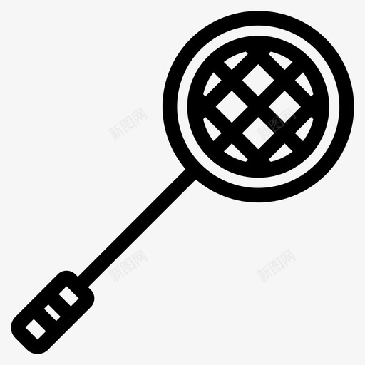 羽毛球拍羽毛球球拍趣味图标svg_新图网 https://ixintu.com 游戏 羽毛球拍 羽毛球球拍 趣味 运动 运动收藏