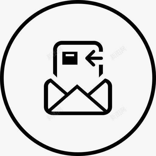 流程-通知(入)svg_新图网 https://ixintu.com 流程-通知(入) 扁平