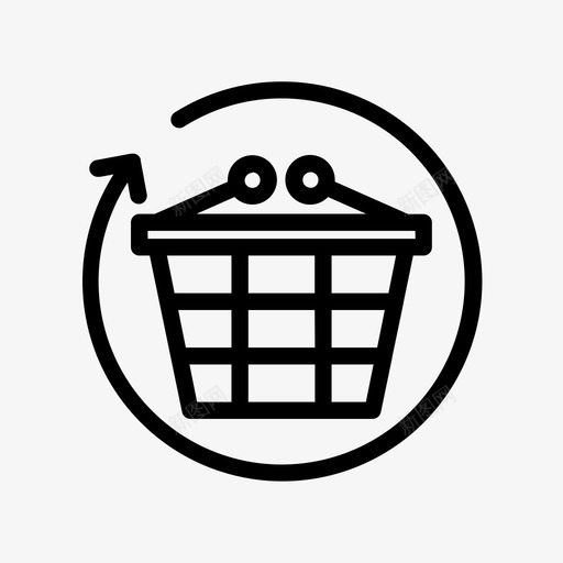 篮子购买电子商务图标svg_新图网 https://ixintu.com 商店 市场 电子商务 篮子 购买