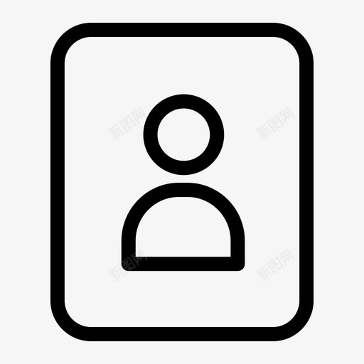 联系人书籍图标svg_新图网 https://ixintu.com 书籍 联系人