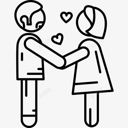 第一次约会男人超薄图标svg_新图网 https://ixintu.com 男人 第一次约会 超薄