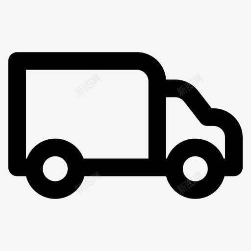 卡车交货车辆图标svg_新图网 https://ixintu.com 交货 卡车 车辆