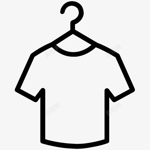 T恤衣服时尚图标svg_新图网 https://ixintu.com T恤 时尚 网上购物 衣服
