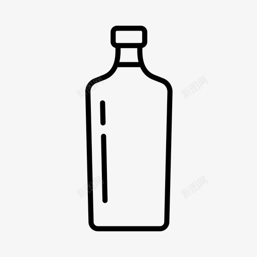 空瓶子酒精酒吧图标svg_新图网 https://ixintu.com 瓶子 空瓶子 酒吧 酒精 饮料