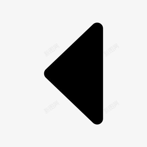 左箭头V形图标svg_新图网 https://ixintu.com V形 左 左箭头 方向 箭头