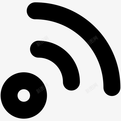 互联网连接wifi图标svg_新图网 https://ixintu.com wifi 互联网 连接 通用用户界面图标