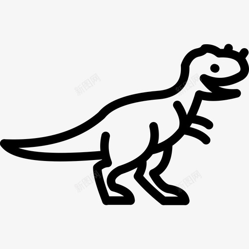 角龙恐龙图标svg_新图网 https://ixintu.com 恐龙 角龙