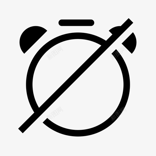 警报禁用请勿打扰重要图标设置svg_新图网 https://ixintu.com 警报禁用 请勿打扰 重要图标设置