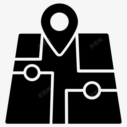 地图位置位置标记位置指针图标svg_新图网 https://ixintu.com 位置指针 位置标记 地图位置 地图和导航符号图标 地图图钉 地图定位器