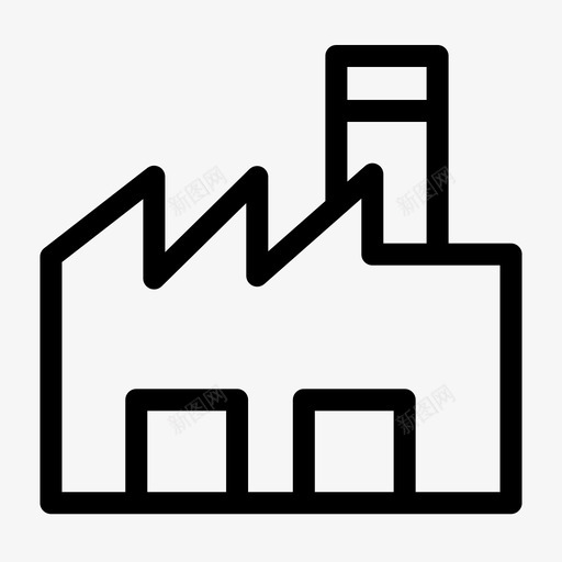 工厂制造商图标svg_新图网 https://ixintu.com 制造商 工厂