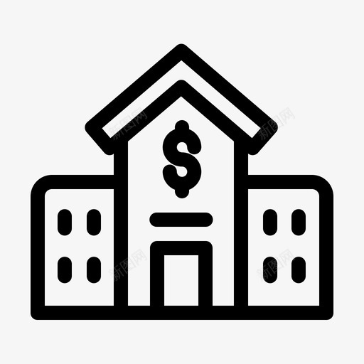 银行建筑与城市商业与金融图标svg_新图网 https://ixintu.com 储蓄 商业与金融 建筑与城市 银行