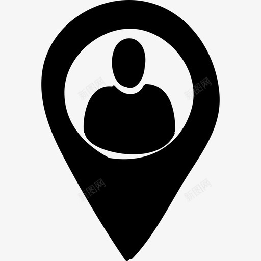 占位符地图和旗帜手工制作业务图标svg_新图网 https://ixintu.com 占位符 地图和旗帜 手工制作业务