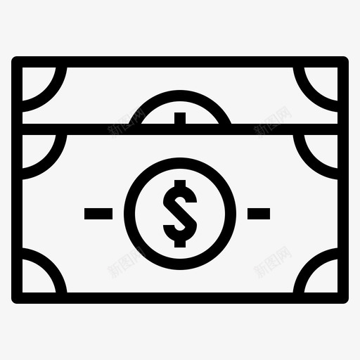 纸币经济学金融学图标svg_新图网 https://ixintu.com 纸币 经济学 货币经济学和金融学 金融学