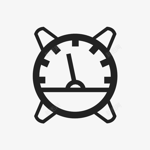 时钟小时速度表图标svg_新图网 https://ixintu.com 小时 时钟 时间 速度表
