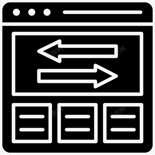 网络流量互联网流量网络和搜索引擎优化字形图标svg_新图网 https://ixintu.com 互联网流量 网络和搜索引擎优化字形图标 网络流量
