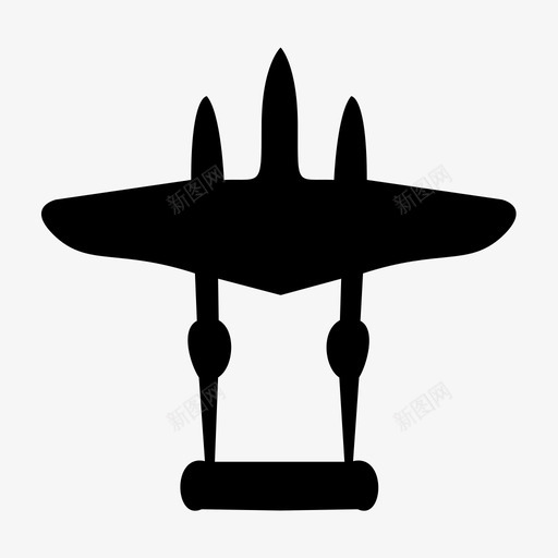 飞机空军喷气式飞机图标svg_新图网 https://ixintu.com 喷气式飞机 空军 飞机